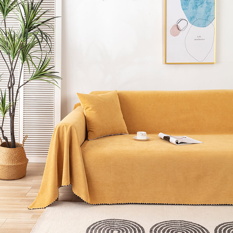 Waterproof Sofa Throw Blanket | Non-Slip. Jacquard Edges & Ideal for Pets and Home Furniture Protection