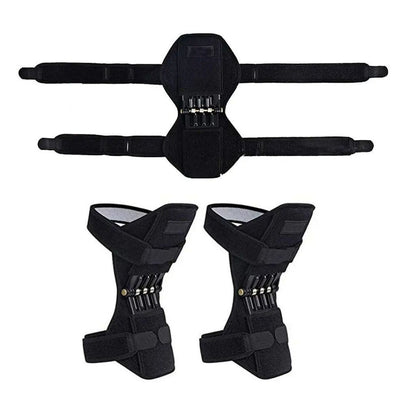 Hinged Knee Brace Stabilizers - Adjustable Knee Support for Pain Relief, Arthritis & Post-Surgery Recovery - Set of 2