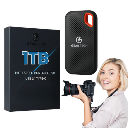 External Hard Drive for Photos – Portable SSD Storage for Photos & Videos from PC, Phone & iPhone (1TB–8TB)