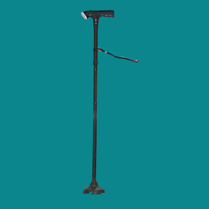 Folding Cane - Lightweight Telescopic Walking Stick for Seniors & Travelers - Collapsible Mobility Aid for Easy Transport