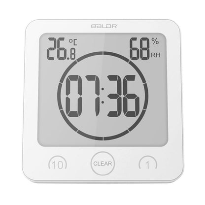 Waterproof Digital Shower Clock with Suction Cup Mount - Perfect for Timing Showers & Bathing Activities