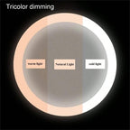 Dimmable LED Makeup Mirror | 360° Rotation. Touch Control & 3 Light Modes for Perfect Makeup Application