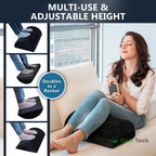 Office Foot Stool Cushion for Under Desk | Ergonomic Memory Foam Foot Rest | Arch Support for Posture & Fatigue Relief