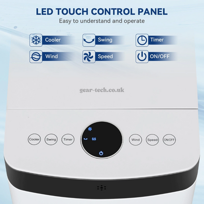 Portable Windowless Air Conditioner with Remote Control - Energy Efficient Cooling for Home, Office, and Small Spaces