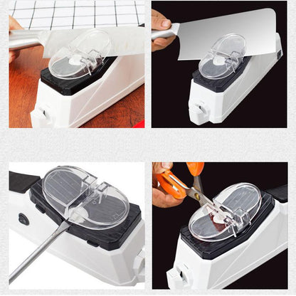 Electric Knife Sharpener for Kitchen - Professional Grade, 2-Stage Sharpening System for All Knife Types