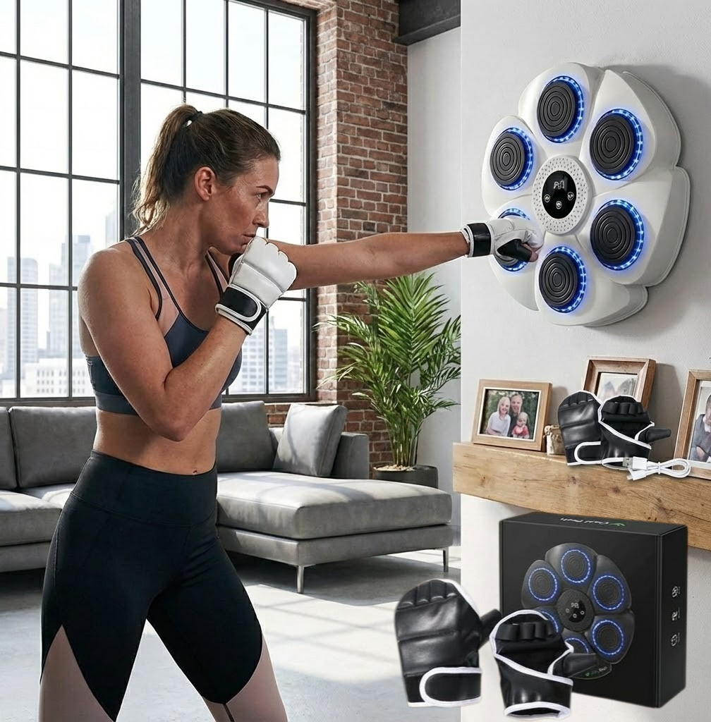 Music Boxing Pad with Targeting Features – Ultimate Punch Machine for Boxing Fitness
