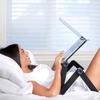 Adjustable Laptop Stand for Bed & Couch - Cooling Tray for Desk-Free Work on Laptop Sofa Table