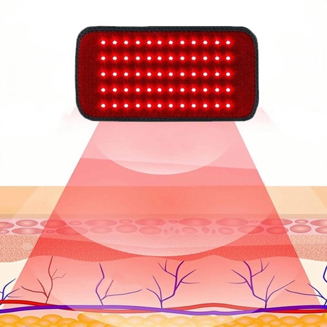 Red Light Therapy for Pain – Adjustable LED Belt for Back & Muscle Inflammation Relief