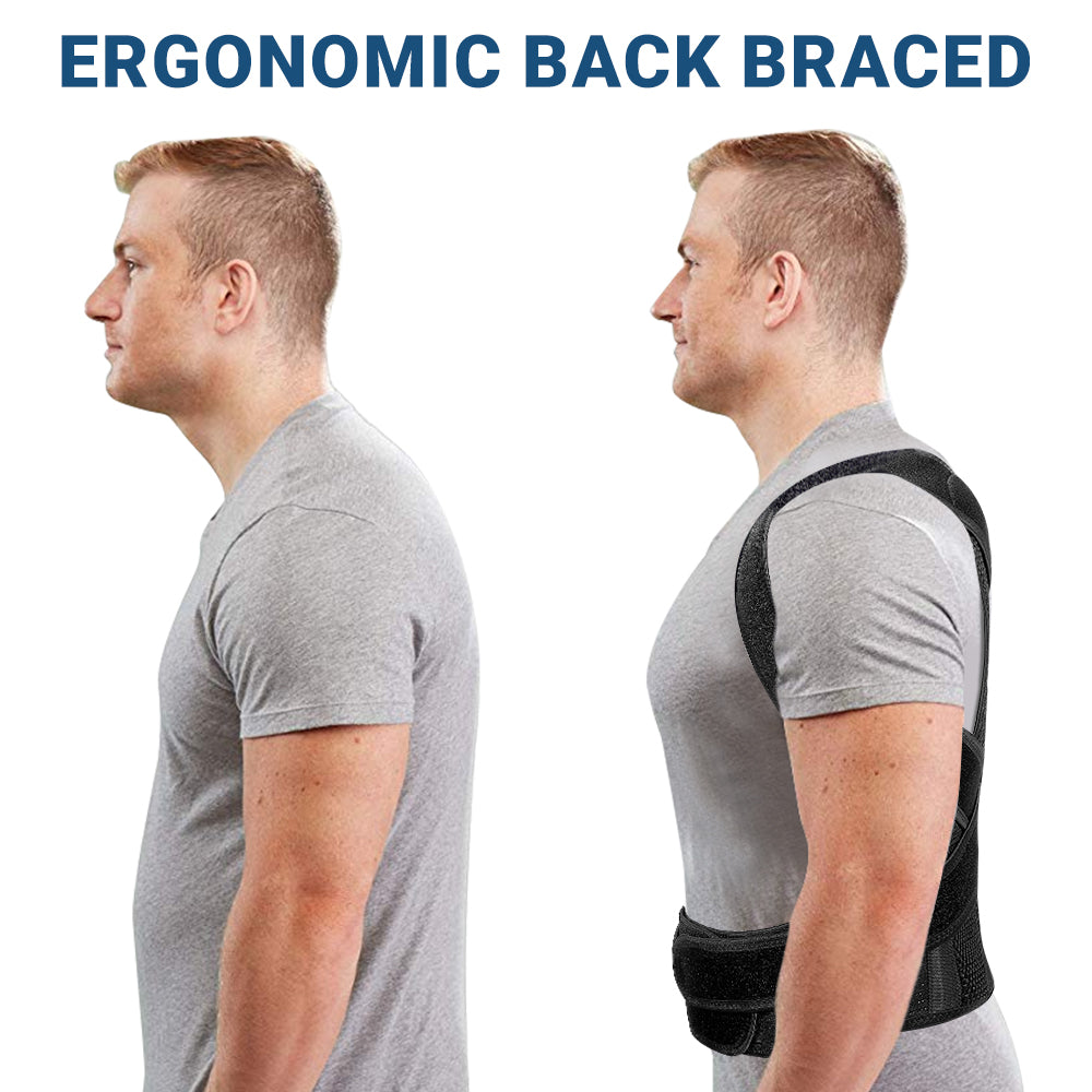 Posture Corrector Back Brace – Adjustable Lumbar Support Belt for Back Pain Relief & Spine Alignment | Unisex UK