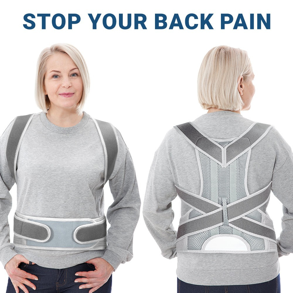 Posture Corrector Back Brace – Adjustable Lumbar Support Belt for Back Pain Relief & Spine Alignment | Unisex UK