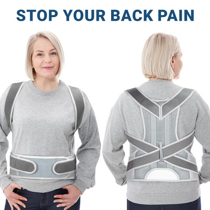 Posture Corrector Back Brace – Adjustable Lumbar Support Belt for Back Pain Relief & Spine Alignment | Unisex UK