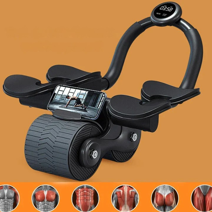 Abdominal Muscle Training Device | Ergonomic, 360° Movement & Convenient Phone Holder for Total-Body Workouts at Home