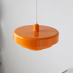 Vintage Italian Pendant Light – Elegant Orange & Green Hanging Light for Modern Homes