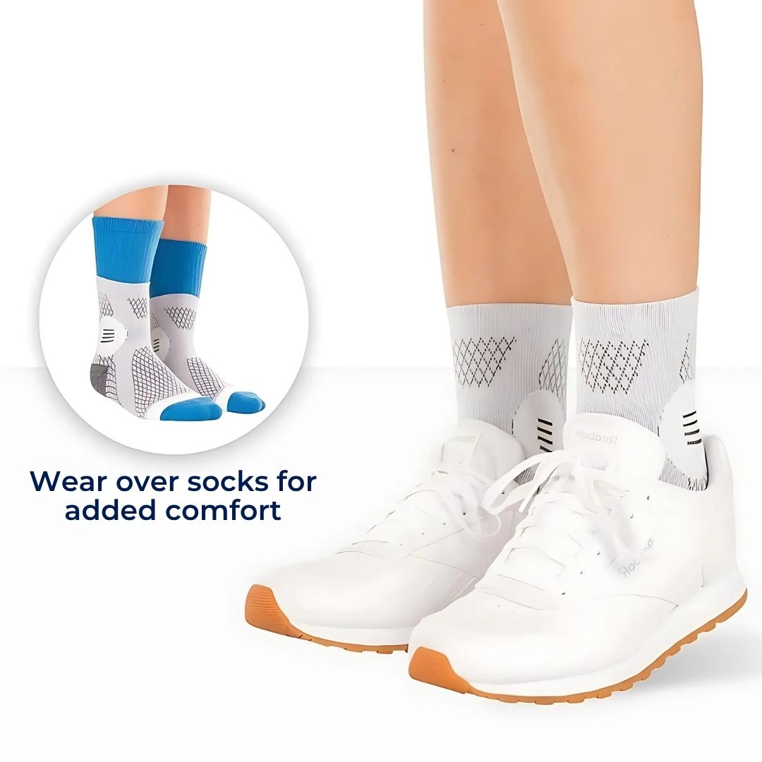 Socks for Feet That Swell – Neuropathy Compression Socks 20-31 mmHg for Swollen Feet All-Day Relief