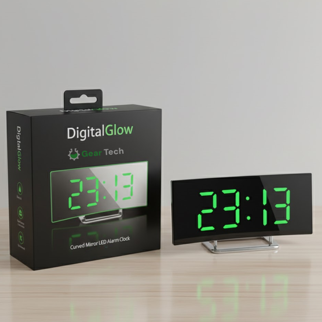 Digital Desk Clock - Minimalist Design for Modern Interiors