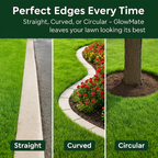 Lawn Edger | Adjustable Length, Ergonomic Design & Ideal for Homeowners and Garden Enthusiasts