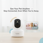 Wireless Pet Camera With Phone App | Wireless 360° Indoor Pet Cam With 2-Way Audio & Night Vision