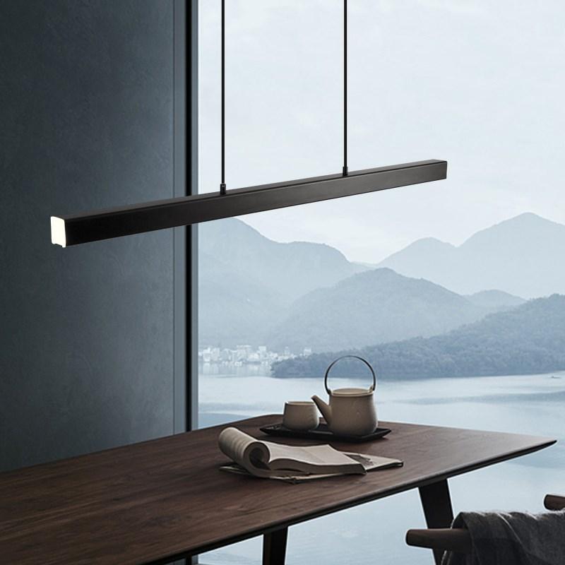 LED Pendant Light Fixture - Industrial Style with Adjustable Height - Perfect for Kitchen, Dining Room, and Loft Spaces