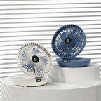 Portable Wall Fan | Multifunctional, USB Rechargeable & Whisper Quiet for Home, Office & Outdoor Use