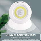Motion-Sensing Glow Light | Ultra Bright 120 Lumens, USB-Chargeable & Easy Stick-On for Indoor & Outdoor Safety