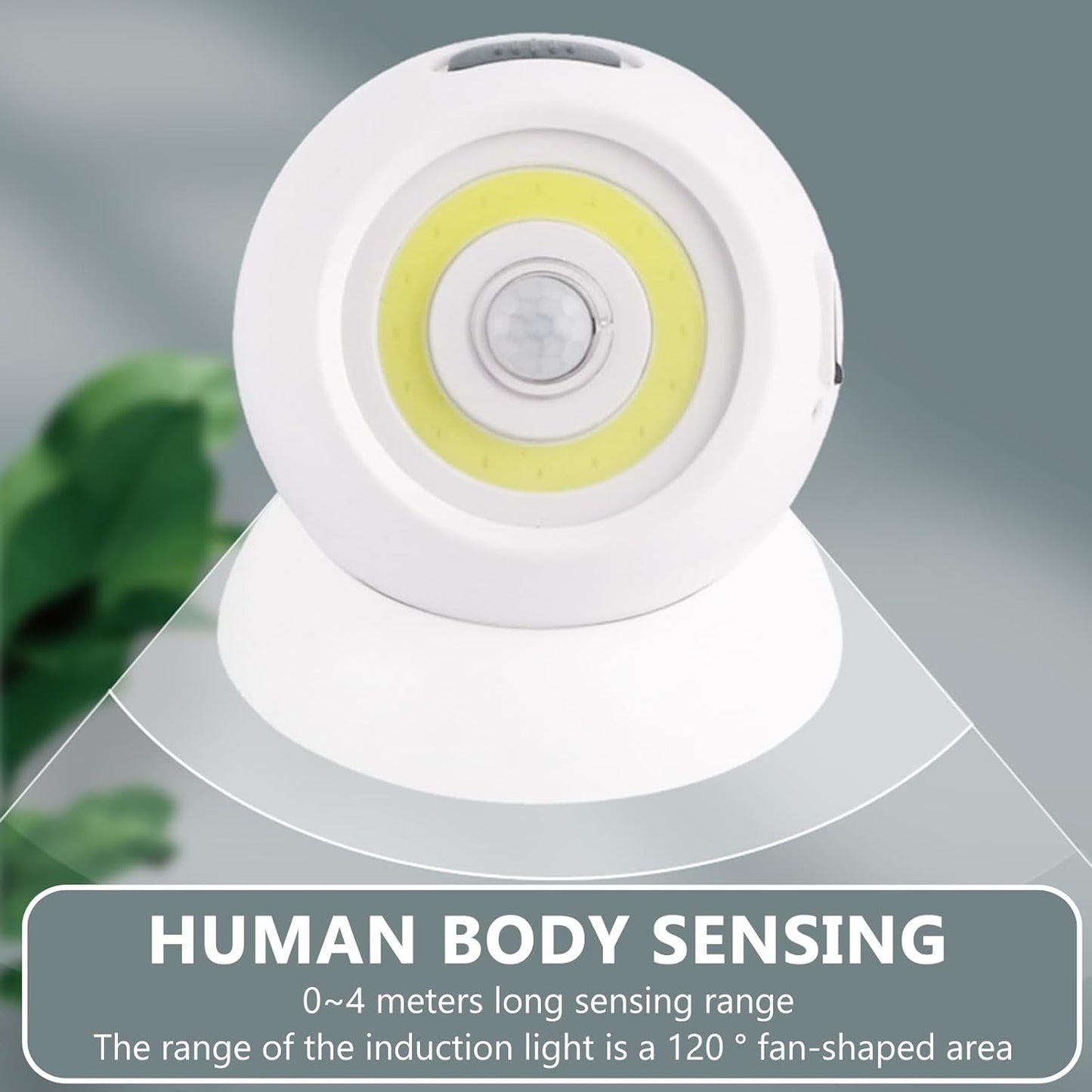 Motion-Sensing Glow Light | Ultra Bright 120 Lumens, USB-Chargeable & Easy Stick-On for Indoor & Outdoor Safety