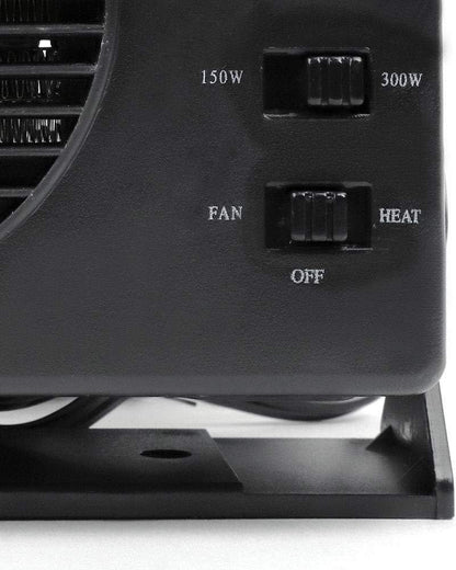 12V Ceramic Car Heater | 150W-300W Portable Fan with Automatic Thermostat for Winter Use in Vehicles