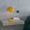 Image of Minimalist Flowerpot Table Lamp - Rechargeable Bedside Lamp & Cordless Design Mushroom Shaped Lamps