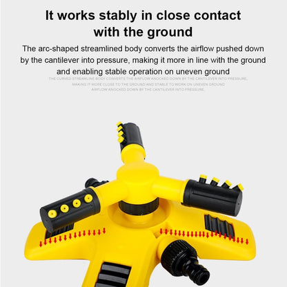 360° Rotating Lawn Sprinkler | Stable, Multi-Angle Nozzles for Even Coverage in Large Gardens