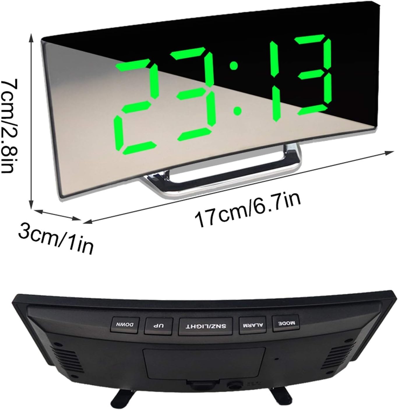 Digital Desk Clock - Minimalist Design for Modern Interiors