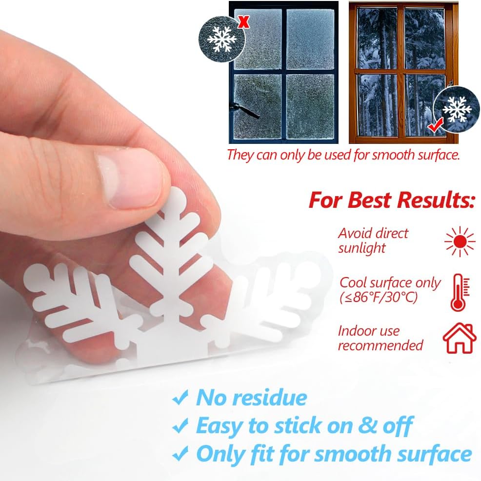 Christmas Window Clings - Window stickers For Christmas Decorations