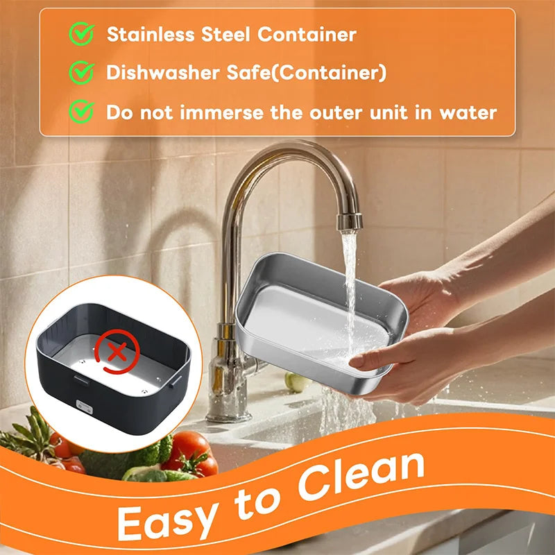 Food Container With Heater - Portable Microwave For Car