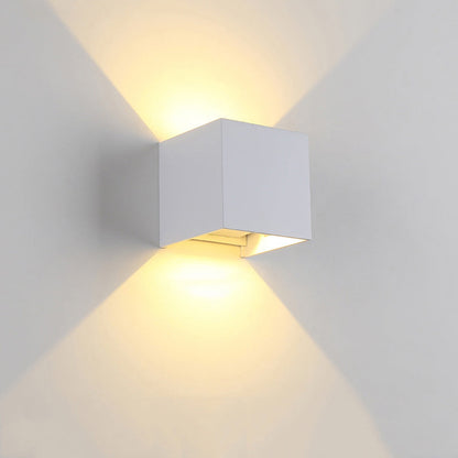 LED Outdoor Up Down Wall Light | Waterproof Metal Fixture for Patio. Garden & Entryway Illumination