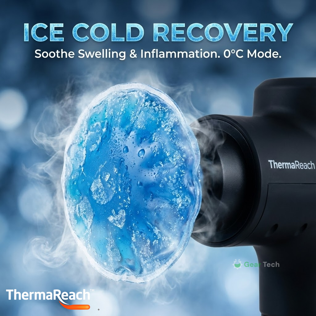 ThermaReach™ - Back Heater & Massager Gun