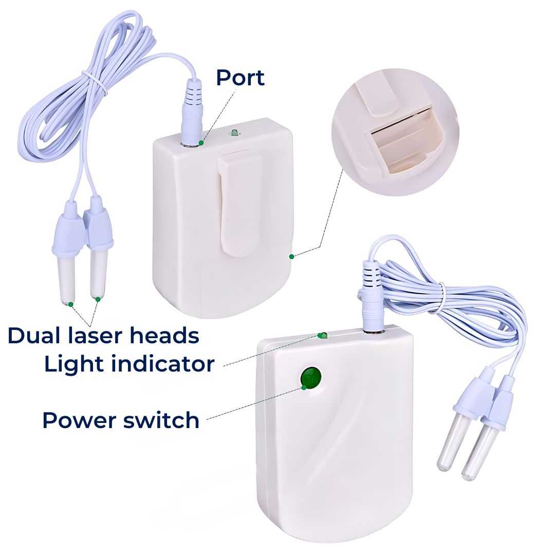 Infrared Therapy Device for Allergic Rhinitis and Runny Nose Relief, Comfortable Nasal Congestion Treatment