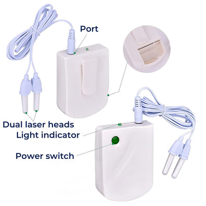 Infrared Therapy Device for Allergic Rhinitis and Runny Nose Relief, Comfortable Nasal Congestion Treatment