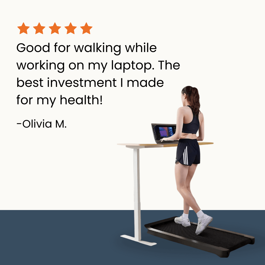 Treadmill Pad for Under Desk | Compact, Quiet & Ideal for Walking While Working  | Best Walking Pad Treadmill