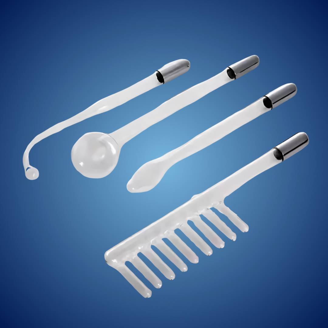 High Frequency Facial Device – At-Home D’Arsonval Beauty Tool for Acne, Skin Tightening & Hair Growth
