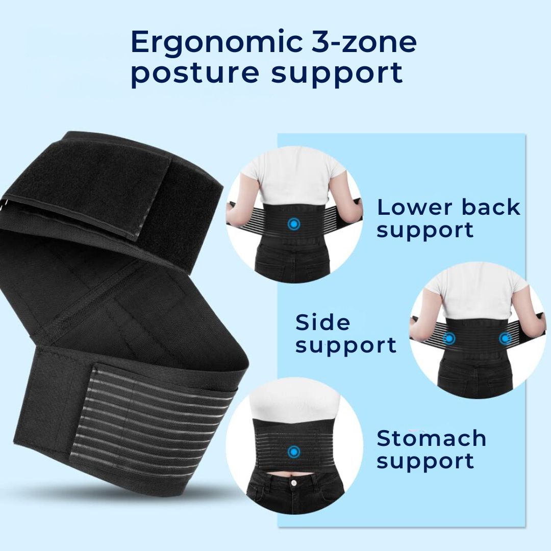Back Support Belt for Women – Premium Lower Back Compression & Posture Relief