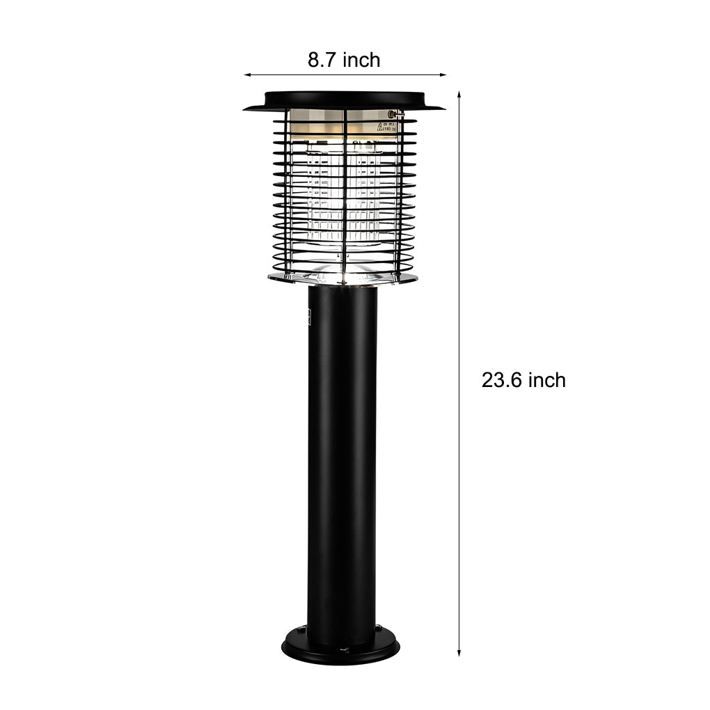 Waterproof USB Solar Mosquito Killer Lamp with Double Light & Frequency Vibration for Outdoor Use