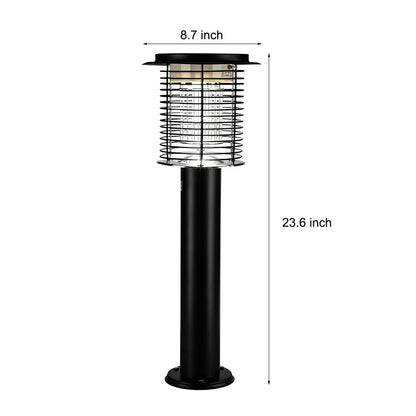 Waterproof USB Solar Mosquito Killer Lamp with Double Light & Frequency Vibration for Outdoor Use