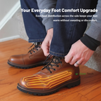 Rechargeable Heated Insoles for Shoes & Boots – USB Electric Foot Warmers for Daily Comfort & Circulation Relief – Best Heated Insoles UK