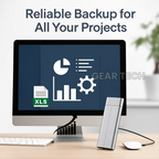 External SSD Hard Drive 1TB–16TB – Portable USB-C Solid State Storage Device | High-Speed External Storage for PC & Mac