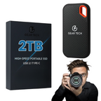 External Hard Drive for Photos – Portable SSD Storage for Photos & Videos from PC, Phone & iPhone (1TB–8TB)