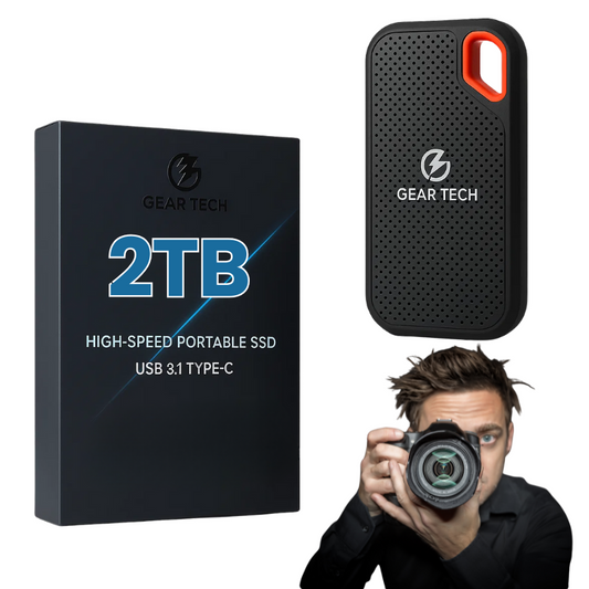 External Hard Drive for Photos – Portable SSD Storage for Photos & Videos from PC, Phone & iPhone (1TB–8TB)