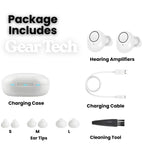 Bluetooth Hearing Aids – Rechargeable In-Ear Digital Hearing Aid with App Control | Discreet, Lightweight & Budget-Friendly for Adults & Seniors