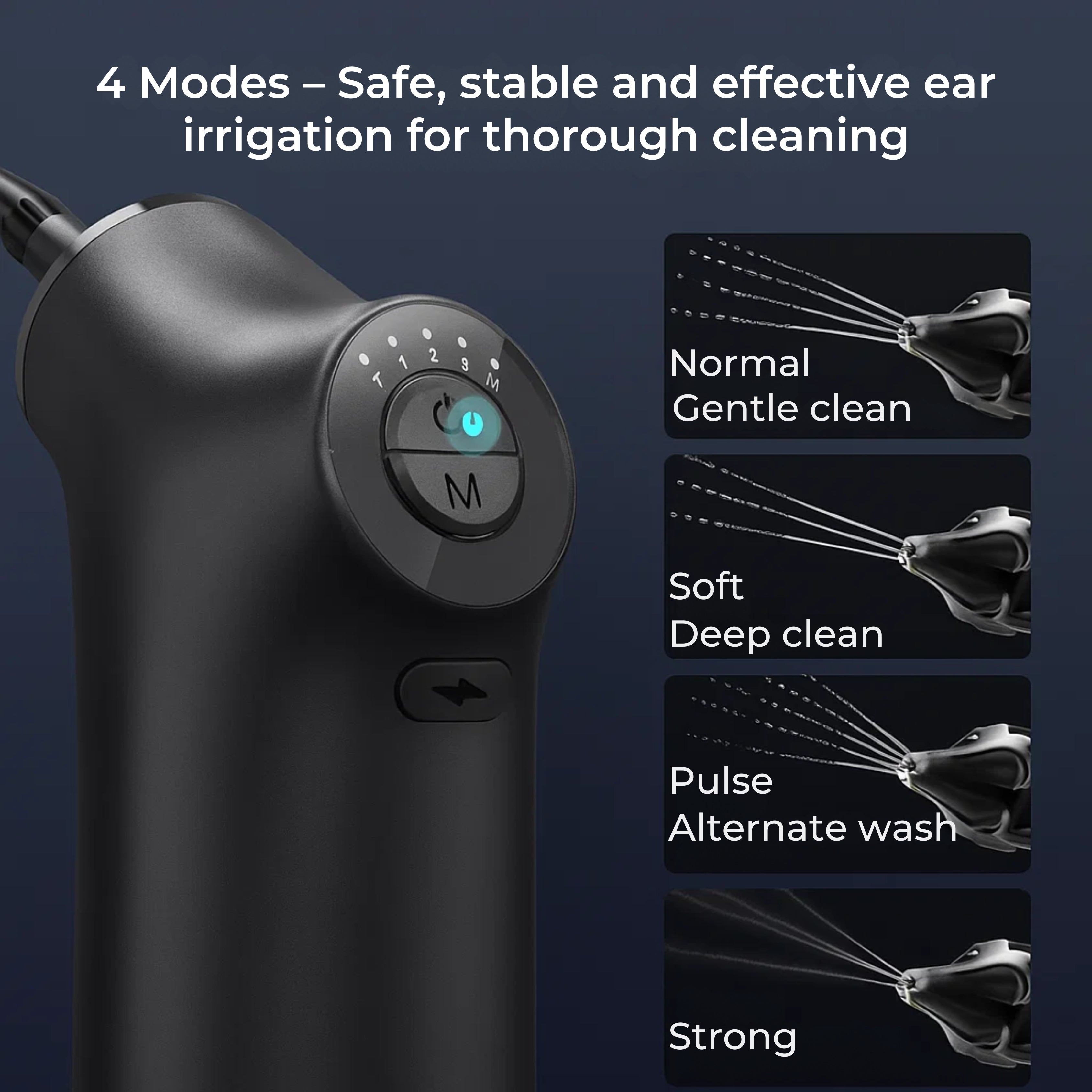 Water Ear Cleaner – Portable Electric Irrigation Kit for Safe Ear-Wax Removal at Home