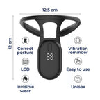 Cervical Spine Traction Neck Support for Posture Correction | Adjustable Neck and Back Posture Corrector | Spine Alignment and Relief | Real Time feedback