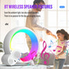 Image of 3-in-1 Bluetooth Speaker and Alarm Clock Lamp - Lit Lamp Good Gifts for New Home