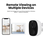 Wireless Mini Security Camera for Home | Small 1080P Indoor Security Camera – Works Without WiFi or Subscription