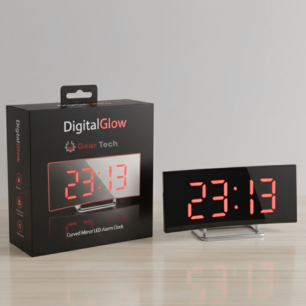 Digital Desk Clock - Minimalist Design for Modern Interiors